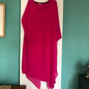 Ravina Layered chiffon kurta/tunic in XL